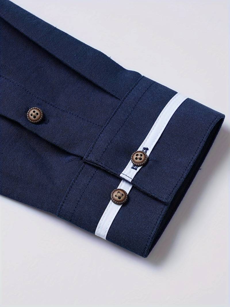 Ronan - Long-Sleeve Collar Shirt for Men