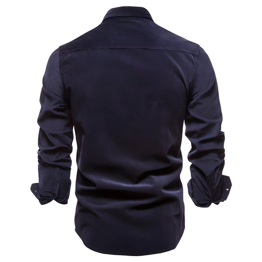 Men's Utility Shirt - Classic Collar with Flap Pockets