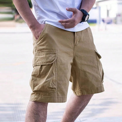 Comfortable Multi-Pocket Cargo Shorts for Men