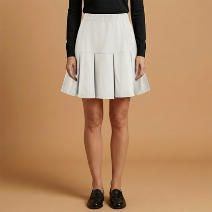 Women’s Pleated Skirt with Flowing Fabric and Tailored Fit