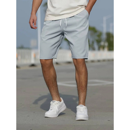 Men's Casual Drawstring Shorts - Low Rise, Breathable & Comfortable