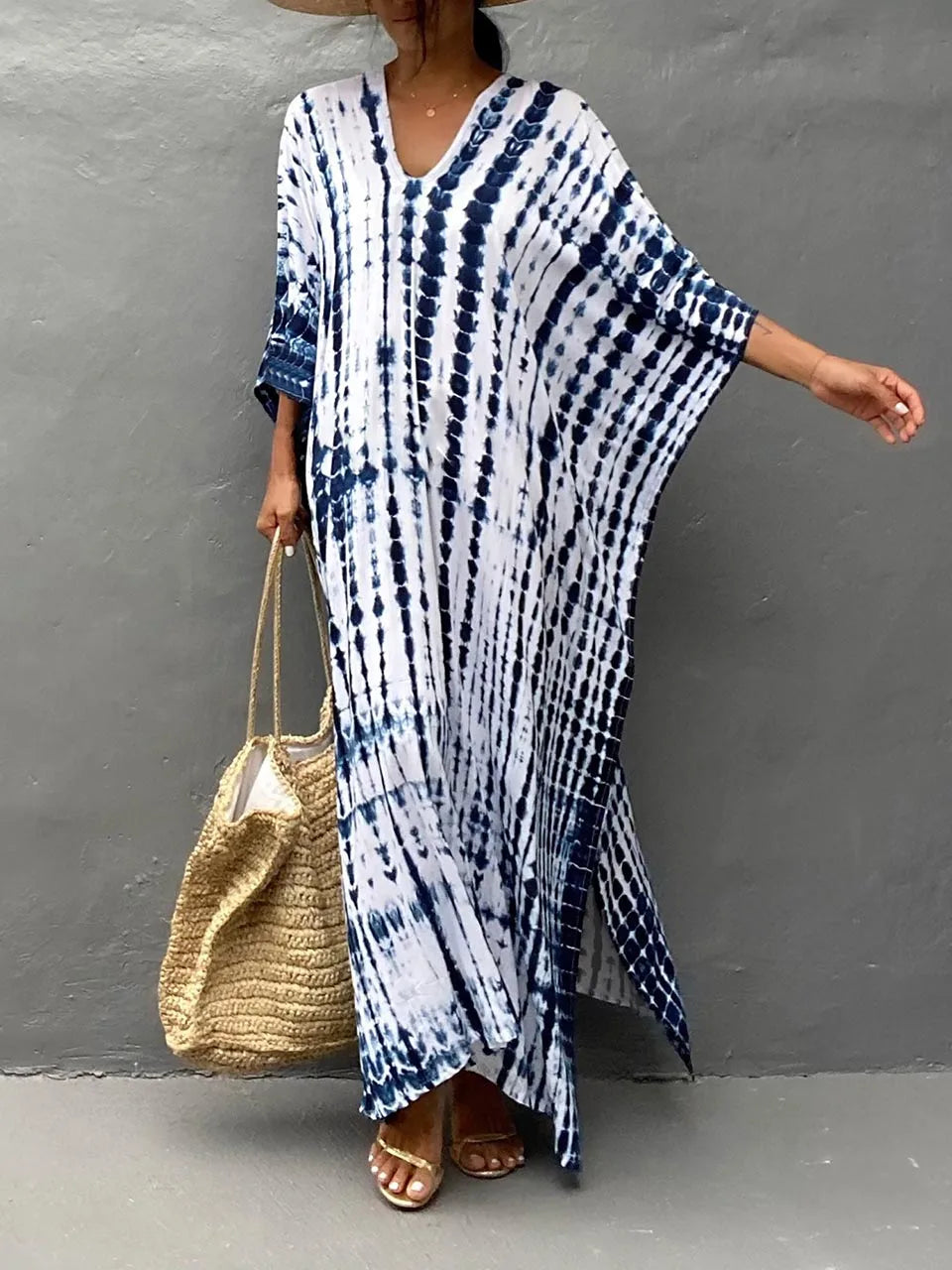 Women Janne Caftan Maxi Summer Dress