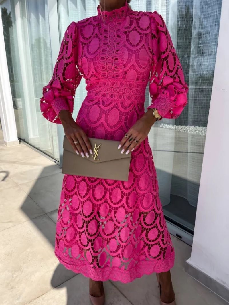 Women Elegant Long Sleeve Party Dress