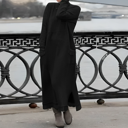 Women's Tummy Control Winter Dress – Flattering Fit, Comfortable Midi Dress