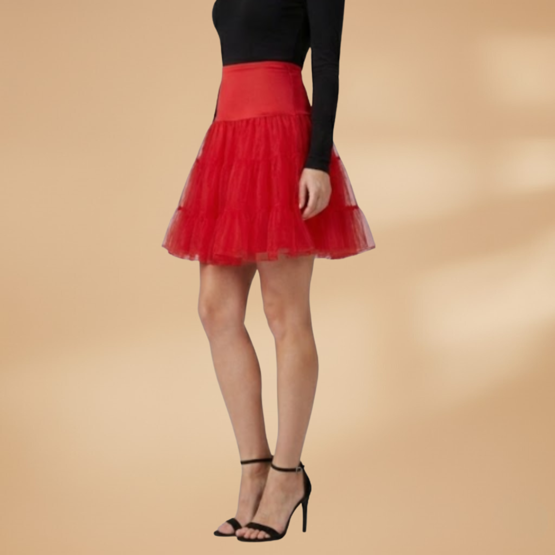 Women’s Underskirt with Gathered Waist and Full Skirt
