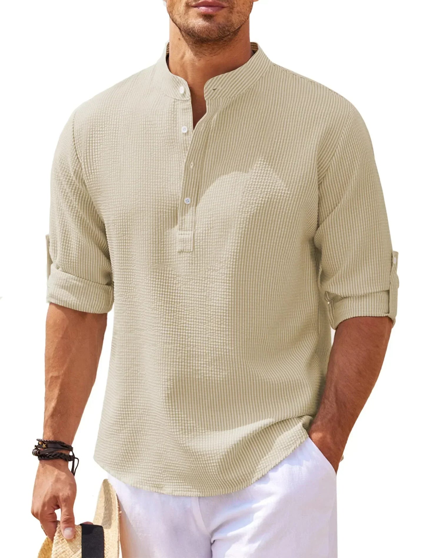 Stylish and Casual Long-Sleeve Shirt for Men