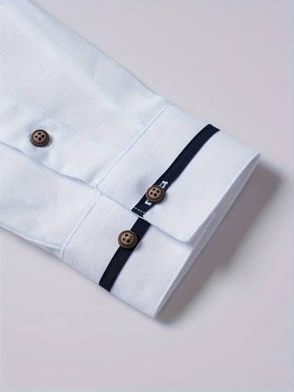 Ronan - Long-Sleeve Collar Shirt for Men