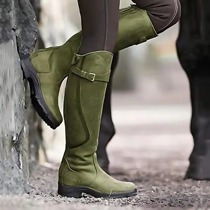 Western Inspired Knee High Boots for Women