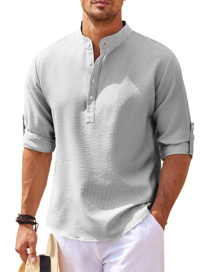 Stylish and Casual Long-Sleeve Shirt for Men