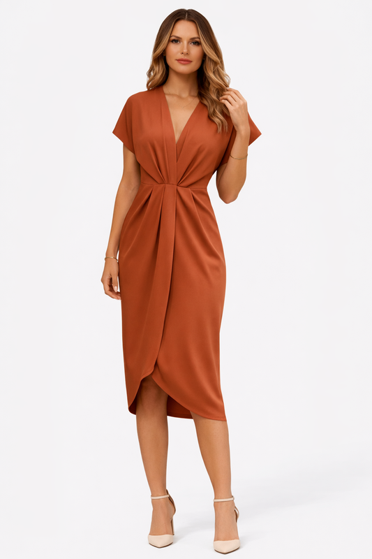 Women’s Midi Wrap Occasion Dress