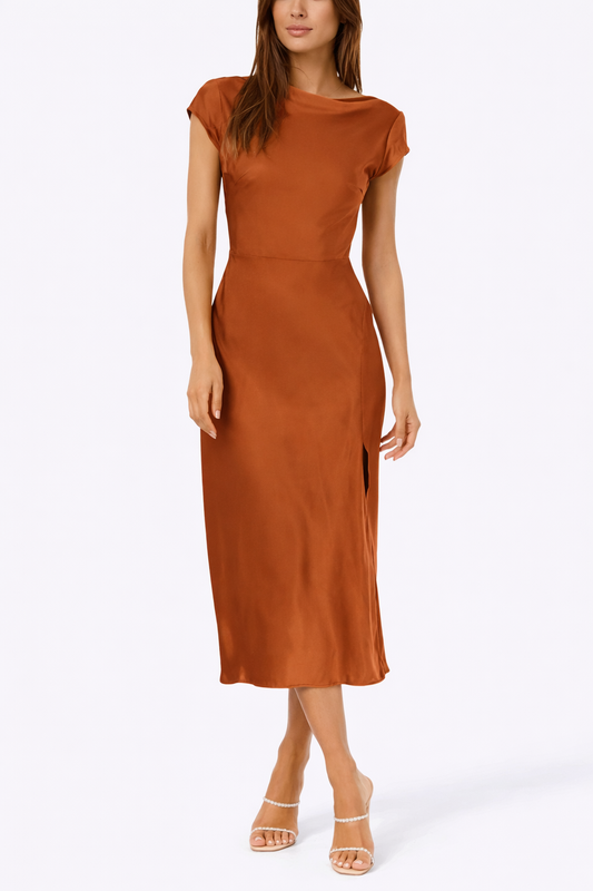 Women’s Slip Midi Length Minimalist Silhouette