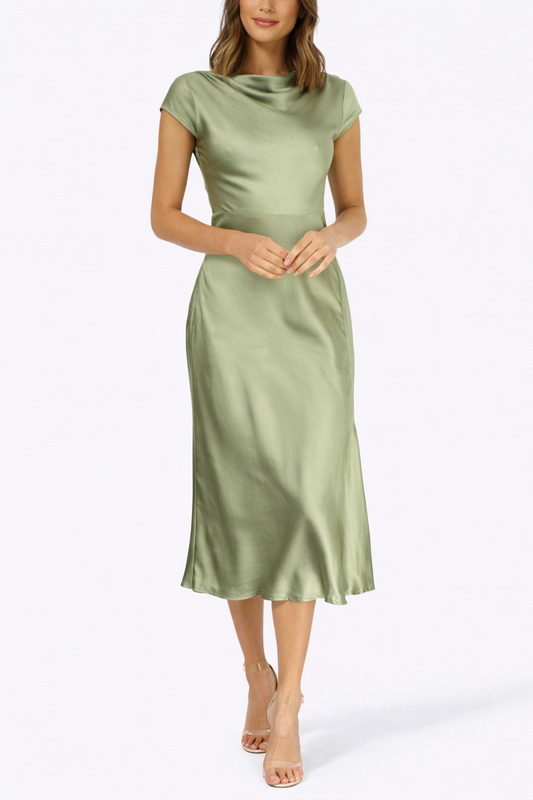 Women’s Slip Midi Length Minimalist Silhouette