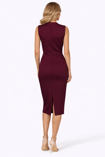 Women’s Sleeveless Sheath Midi Dress Classic