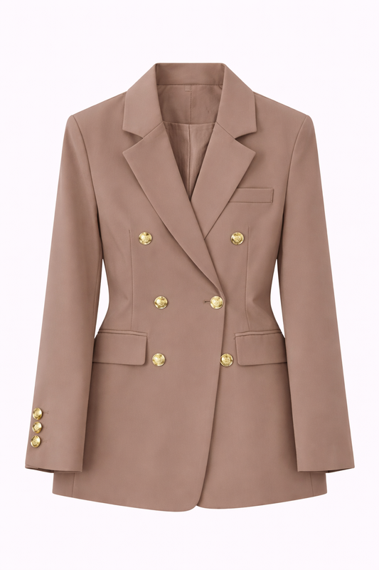 Women’s Tailored Double Breasted Blazer Jacket