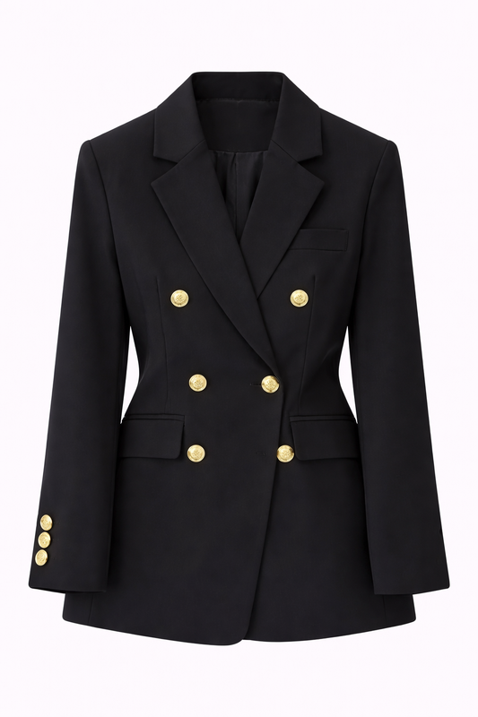 Women’s Tailored Double Breasted Blazer Jacket