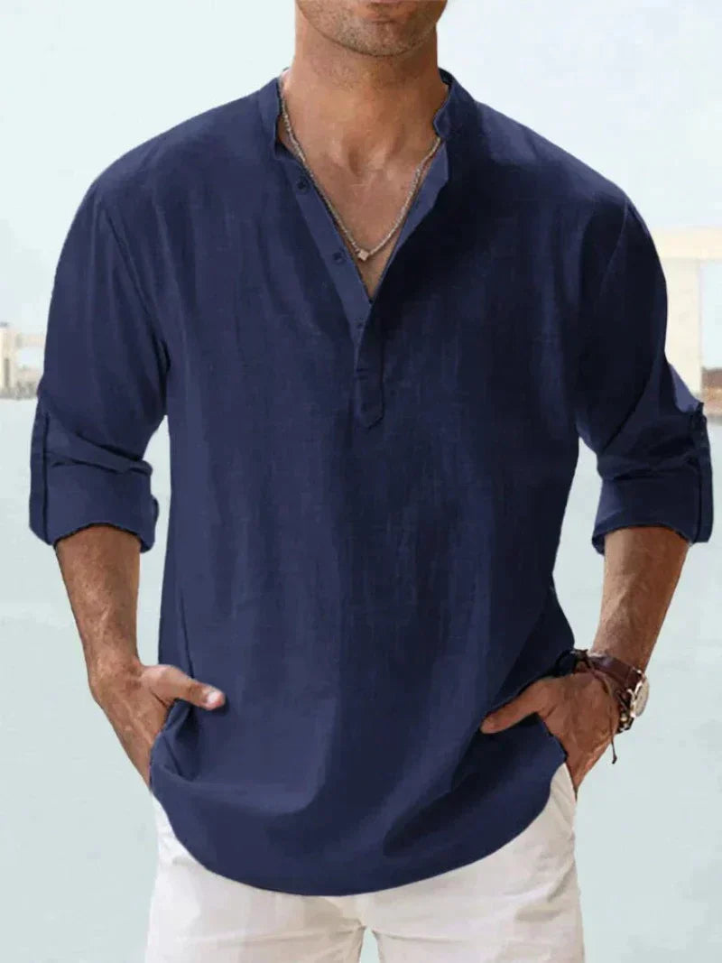 Breathable Linen Shirt for Men