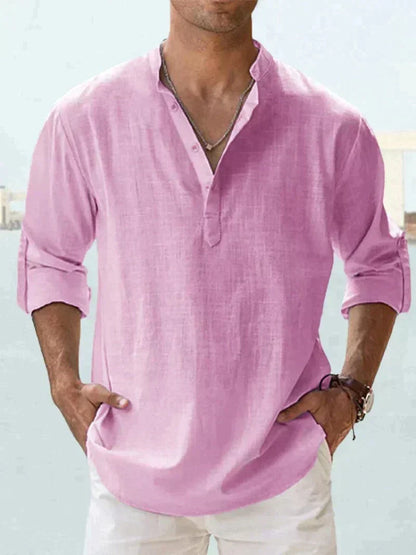 Breathable Linen Shirt for Men