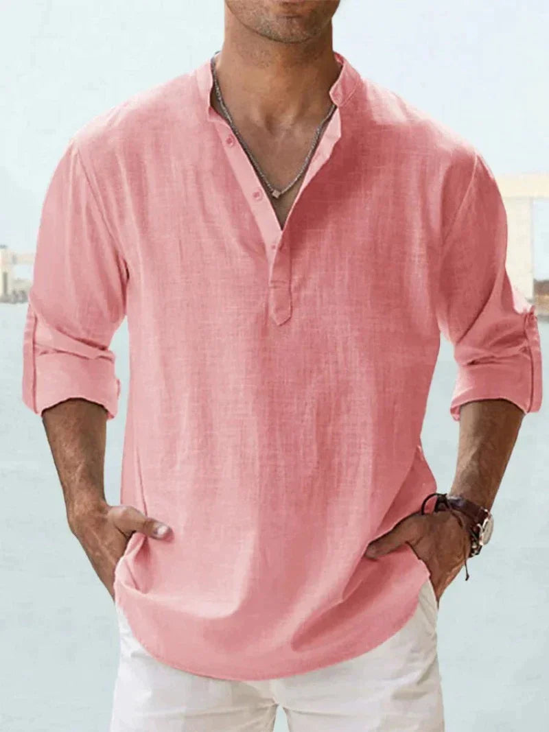 Breathable Linen Shirt for Men