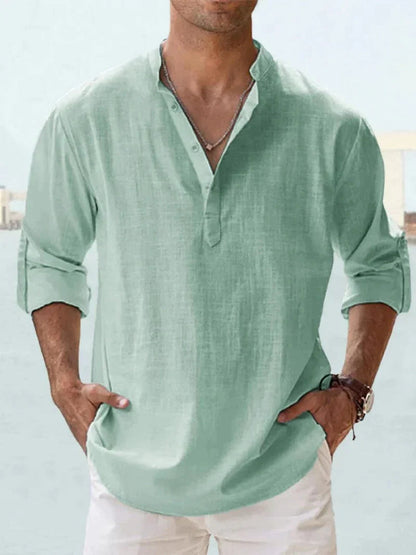 Breathable Linen Shirt for Men