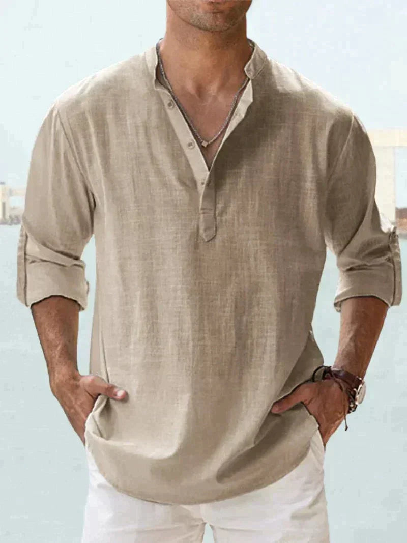 Breathable Linen Shirt for Men