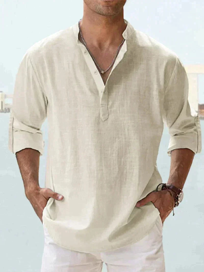 Breathable Linen Shirt for Men