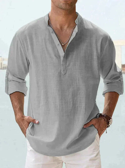 Breathable Linen Shirt for Men