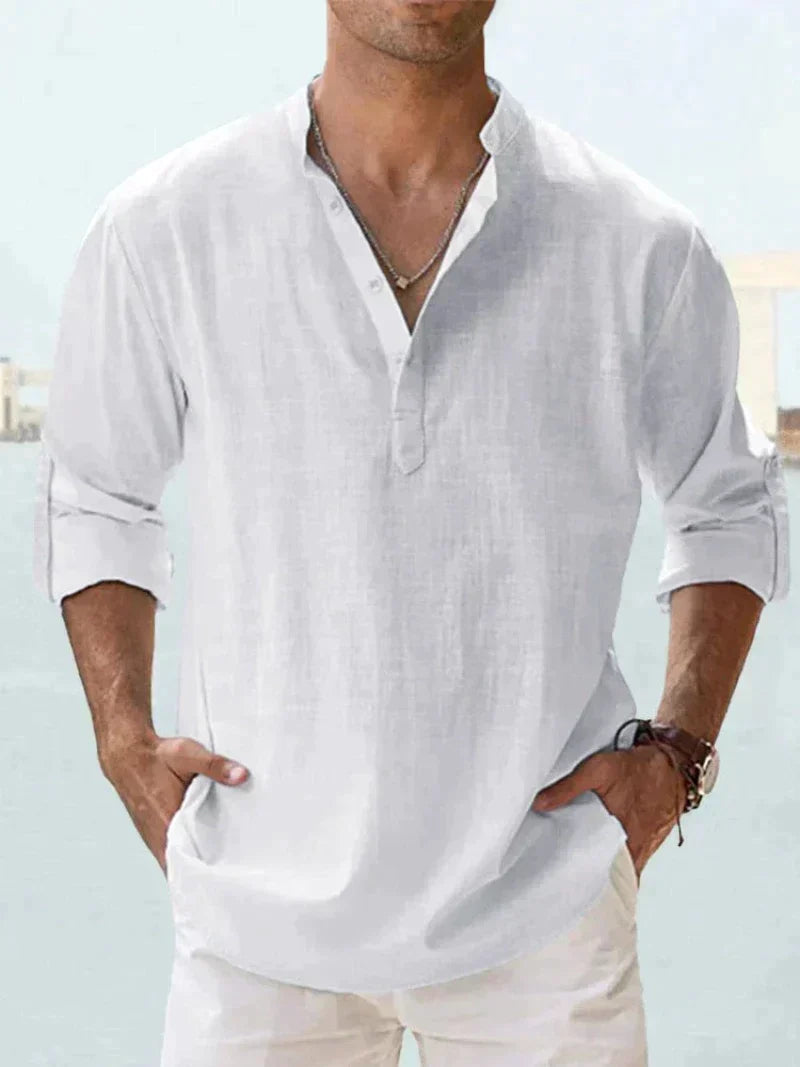 Breathable Linen Shirt for Men