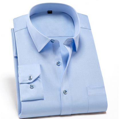 Men's Stretch Dress Shirt - Slim Fit & Wrinkle-Free