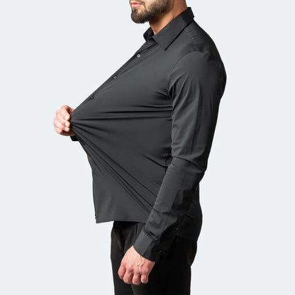 Men's Stretch Dress Shirt - Slim Fit & Wrinkle-Free