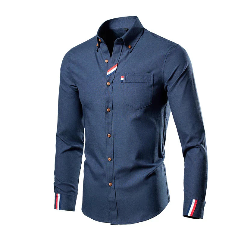 Casual and Classic Long-Sleeve Shirt for Men