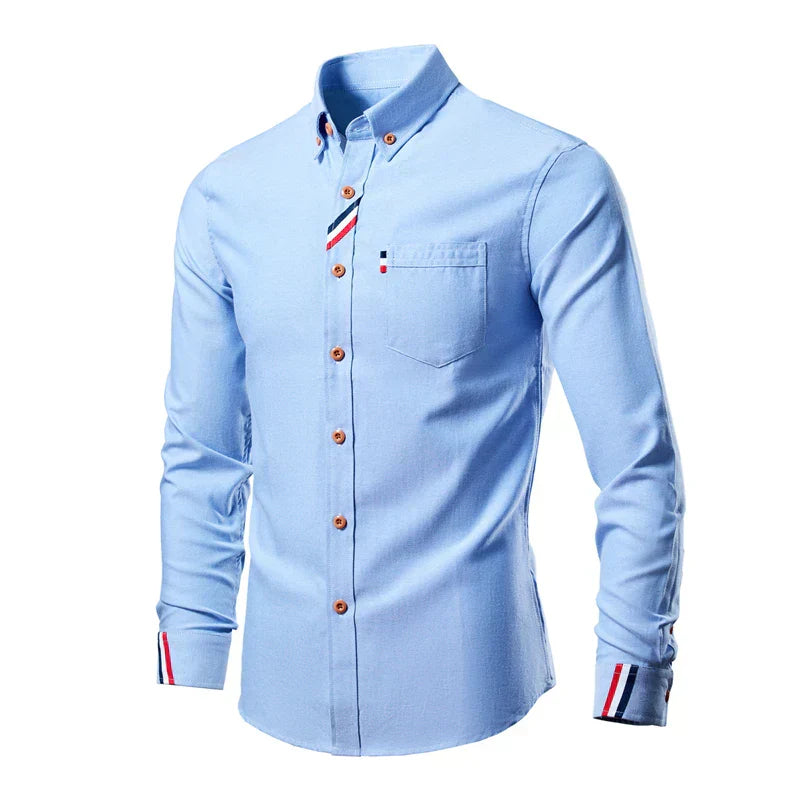 Casual and Classic Long-Sleeve Shirt for Men