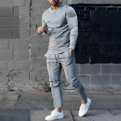 Modern and Trendy Sweatshirt and Trousers Set for Men