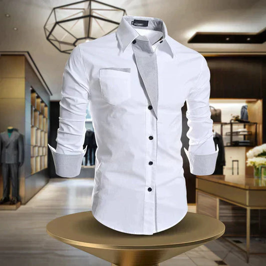 Elegant and Casual Long-Sleeve Shirt for Men