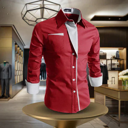Elegant and Casual Long-Sleeve Shirt for Men