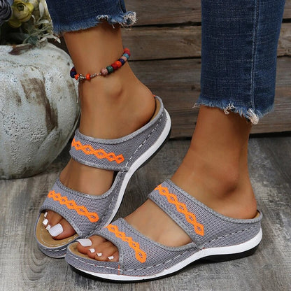 Women's Orthopedic Summer Sandals - Arch Support Velcro Breathable