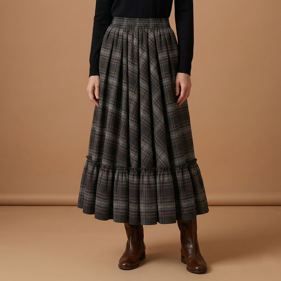 Women’s A-Line Skirt with Classic Design