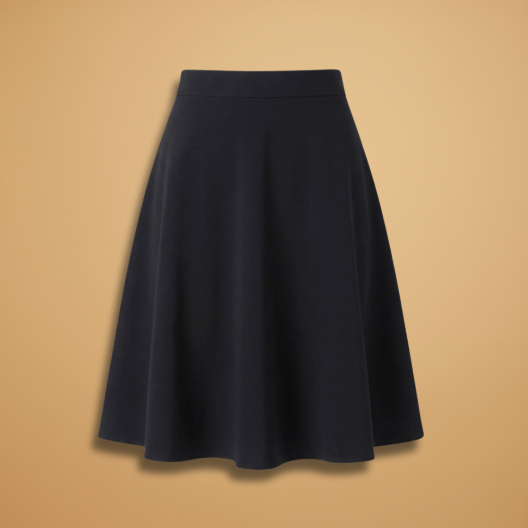 Women’s A-Line Skirt with Lightweight Fabric and Flattering Cut