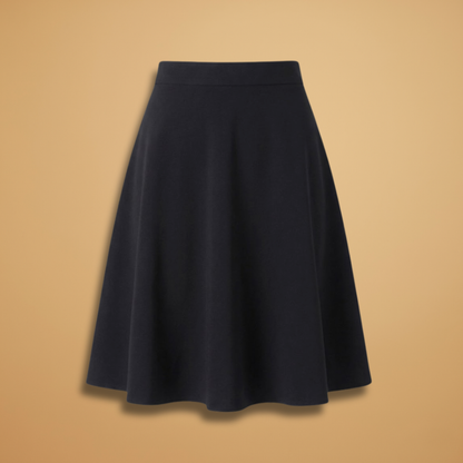 Women’s A-Line Skirt with Lightweight Fabric and Flattering Cut