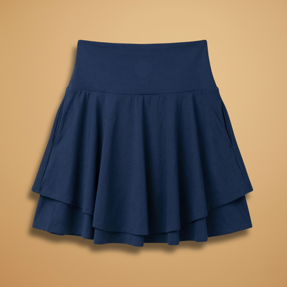 Women’s Active Skirt with Pockets and Waistband Versatile Style