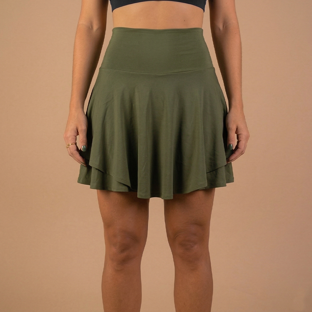 Women’s Active Skirt with Pockets and Waistband Versatile Style