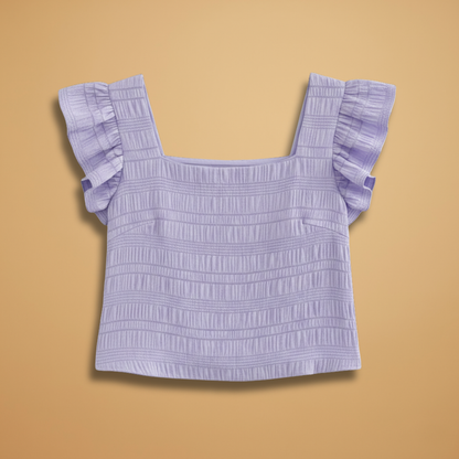 Women’s Blouse with Square Neckline