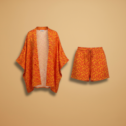 Women’s Fashion Set with Jacket and Matching Shorts