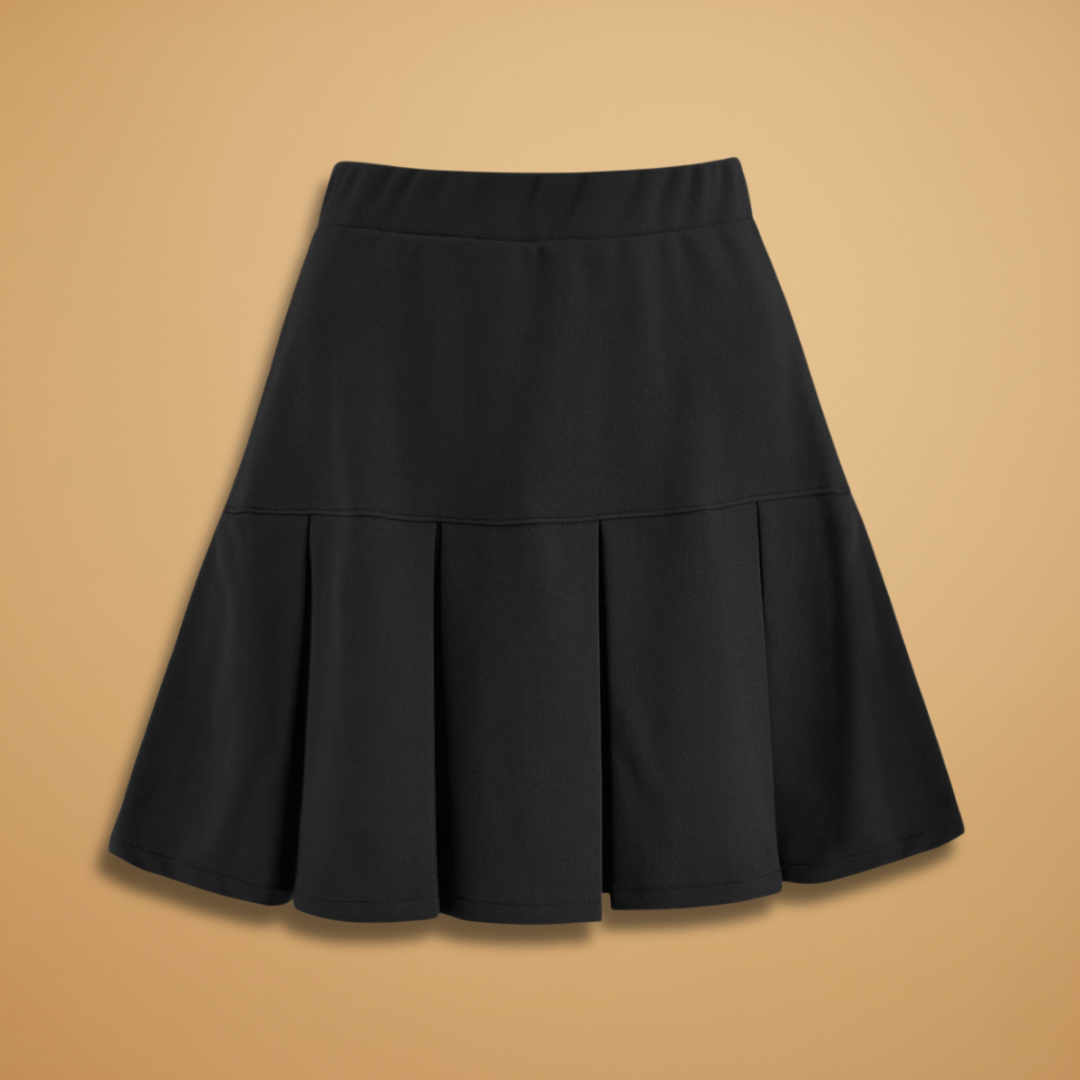 Women’s Pleated Skirt with Flowing Fabric and Tailored Fit