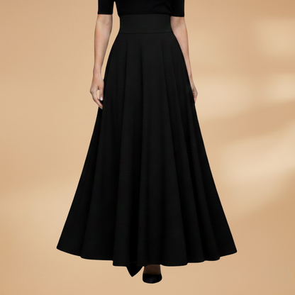 Women’s Maxi Skirt with High Waist and Flowing Design