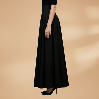 Women’s Maxi Skirt with High Waist and Flowing Design