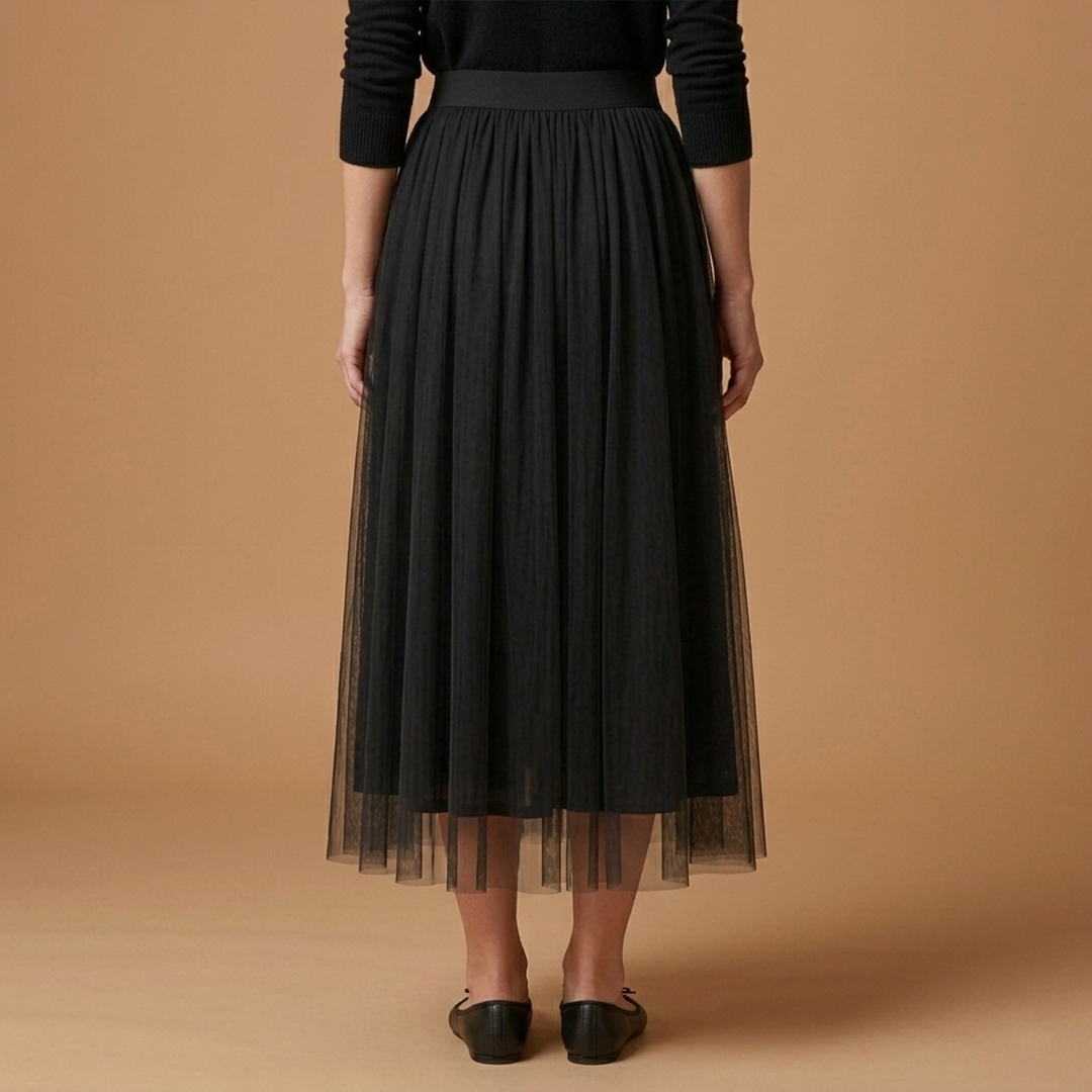Women’s Skirt with High Waist and Ankle Length