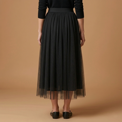 Women’s Skirt with High Waist and Ankle Length