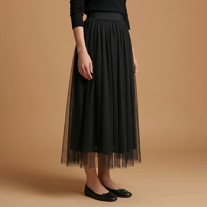 Women’s Skirt with High Waist and Ankle Length