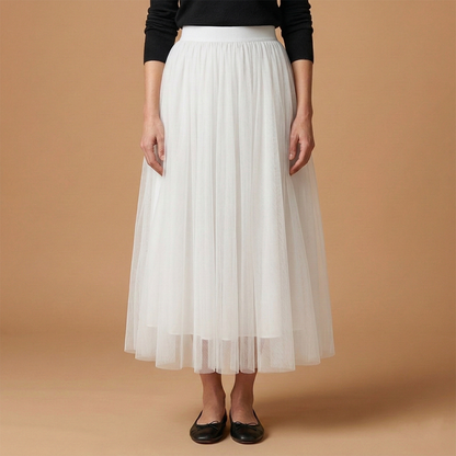 Women’s Skirt with High Waist and Ankle Length