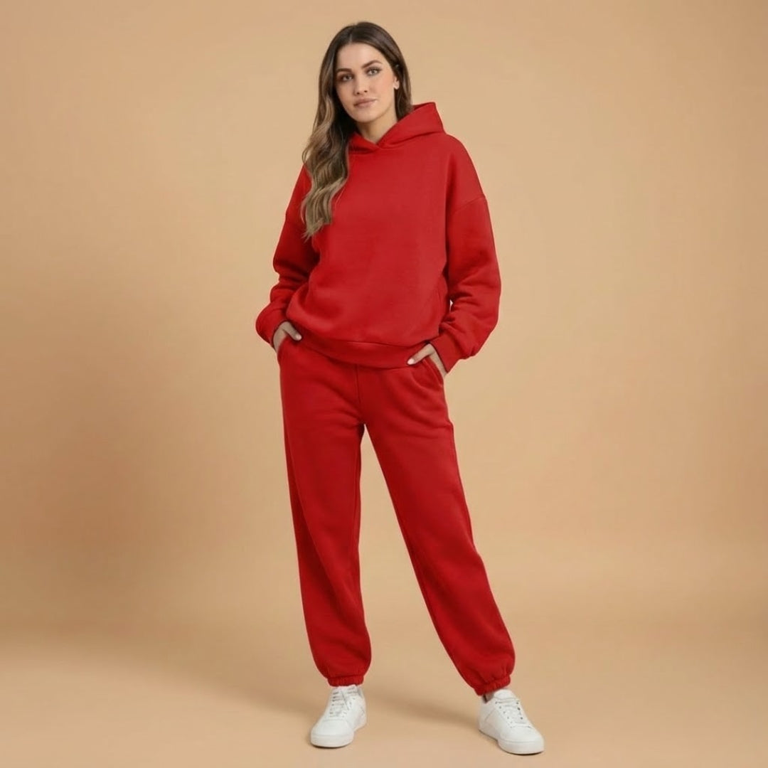 Women’s Two Piece Set with Hoodie and Jogger Trousers